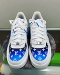 Blu LV Fade Drip Custom AF1