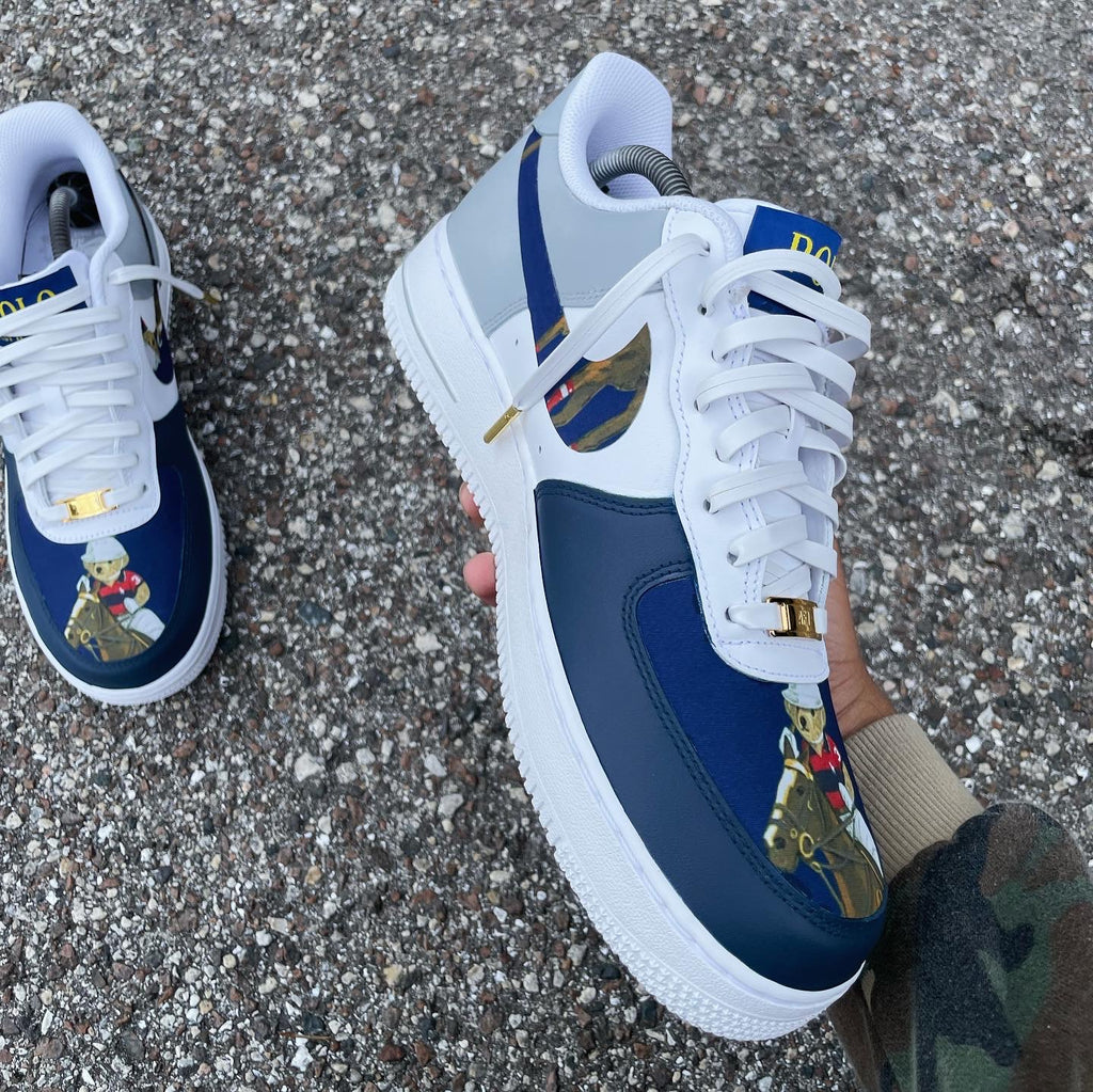 Custom Polo G Lil Capalot Nike Air Force 1 '07 Low - “The Goat” / “Die a  Legend” — Q's Custom Sneakers